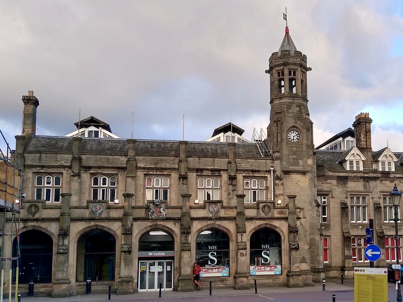 Carlisle railway station, main entrance and east frontage, Carlisle, Cum
