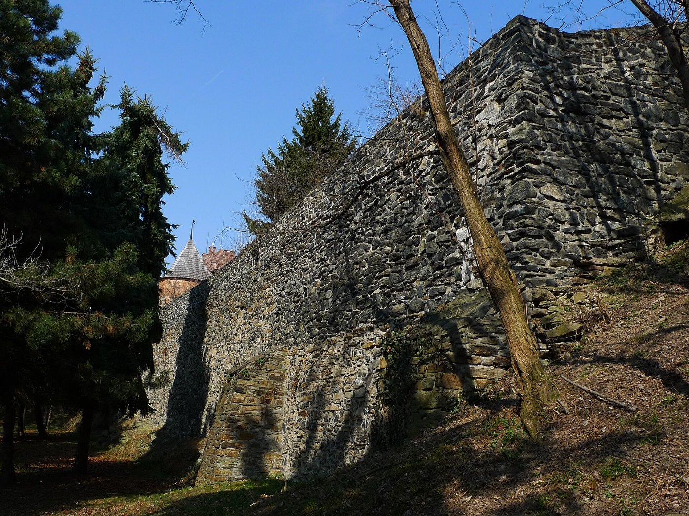 Čáslav, západní hradby