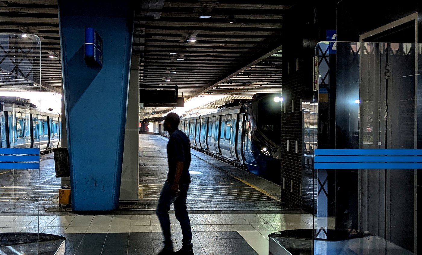 Cape Town station platform area