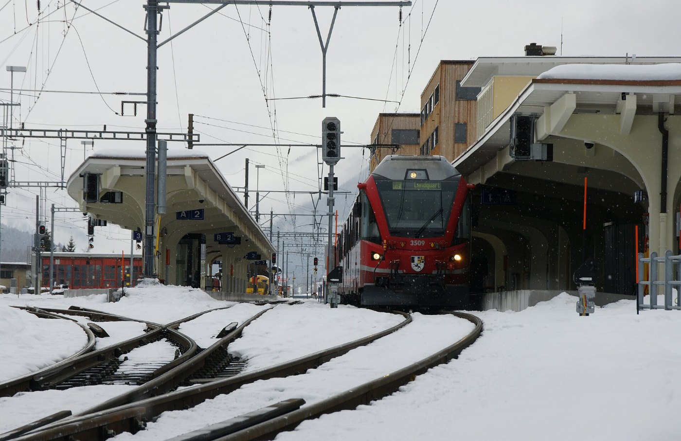 Davos bahnhof davos platz zug