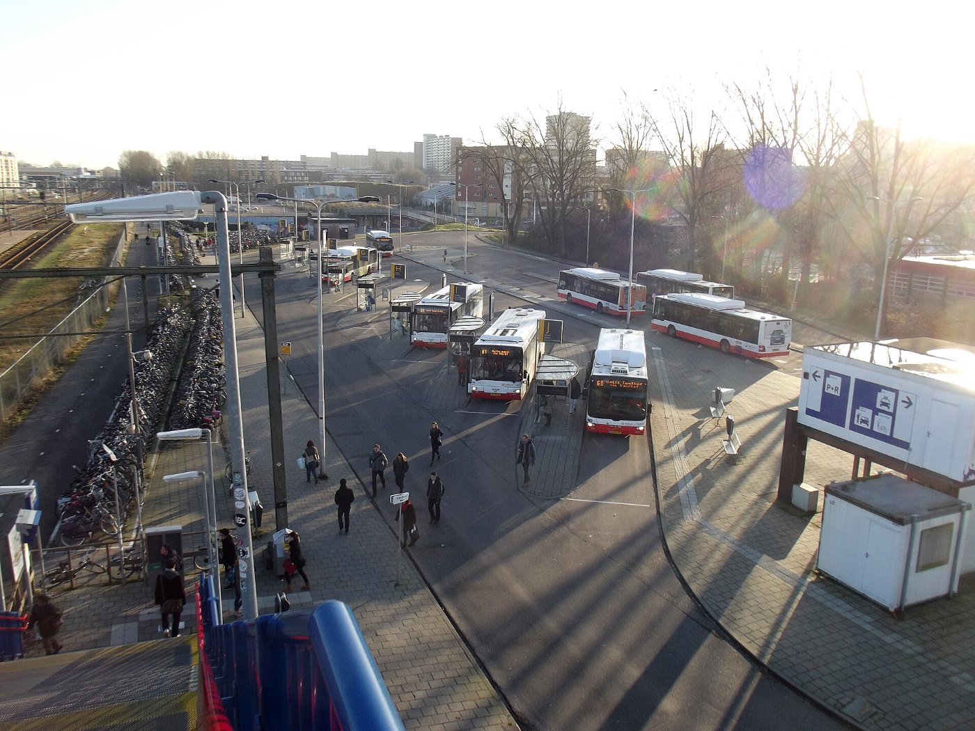 Delft station laatste dagen busstation