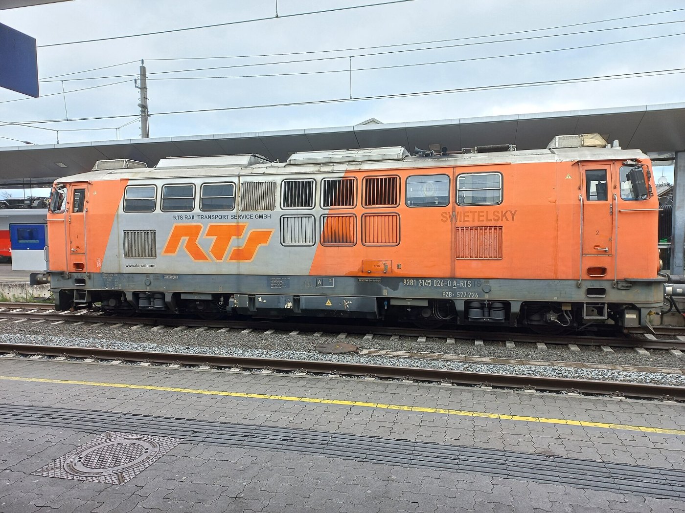 Dornbirn electric locomotive RTS Rail transport Service Swietelsky 01ASD