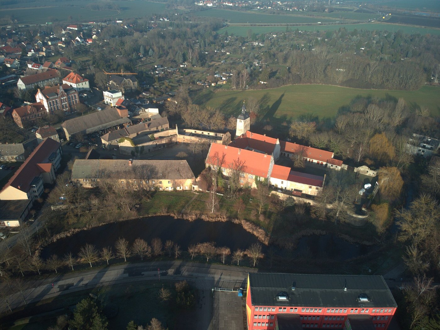 Wasserburg Egeln Luftbild 2