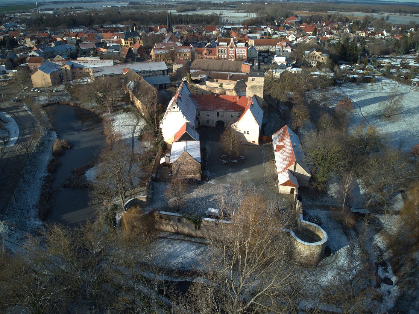 Wasserburg Egeln Luftbild 3