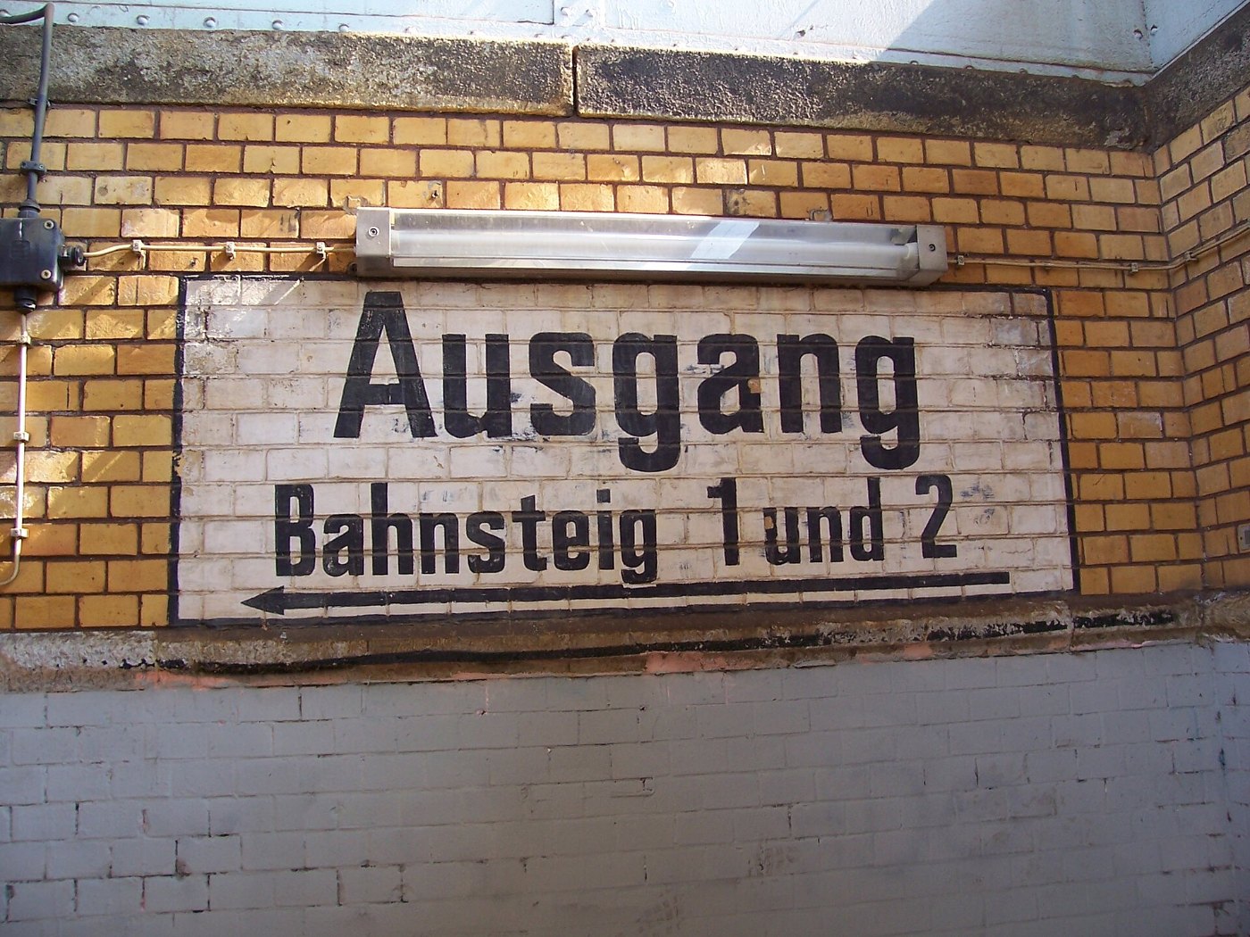 Eilenburg Bahnhof Ausgang