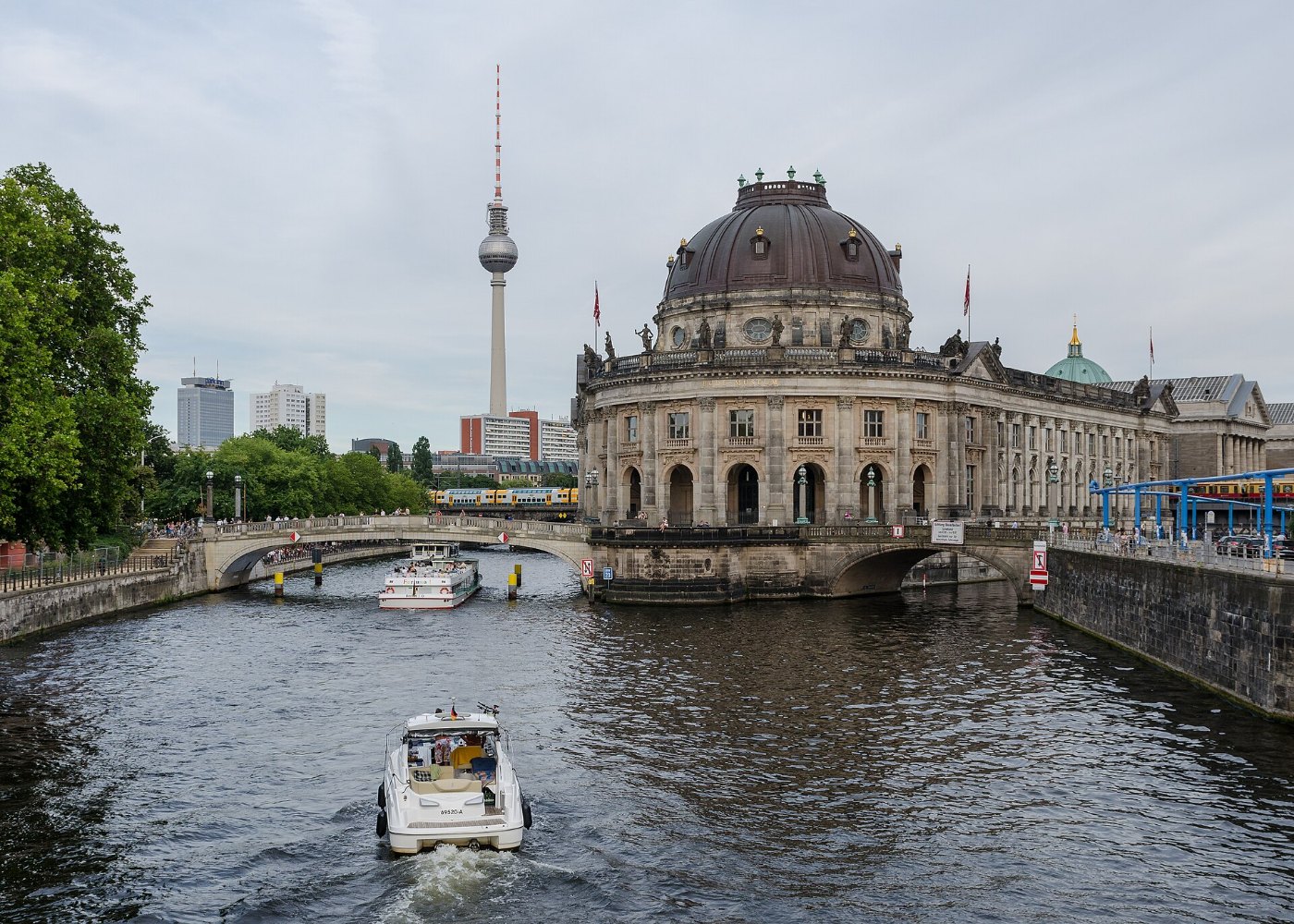Museumsinsel and Bode Museum, West view 1
