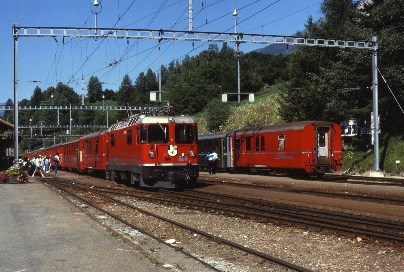 07.08.88 Filisur RhB Ge4 4¹¹ 619 ()