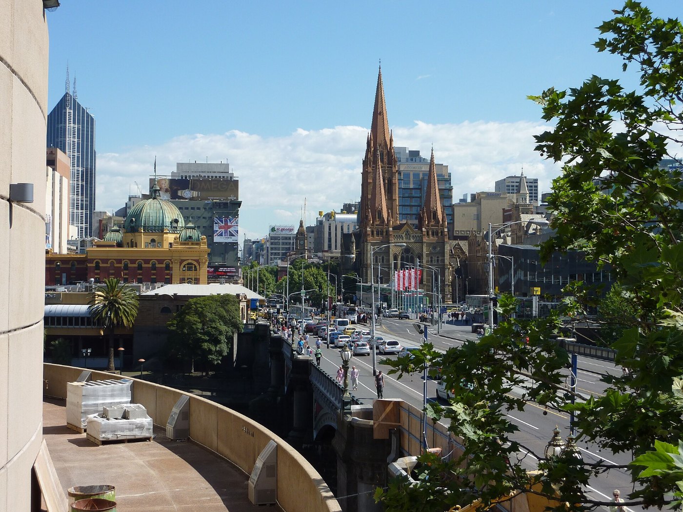 Swanston Street Flinders Street Station 2010 11 22