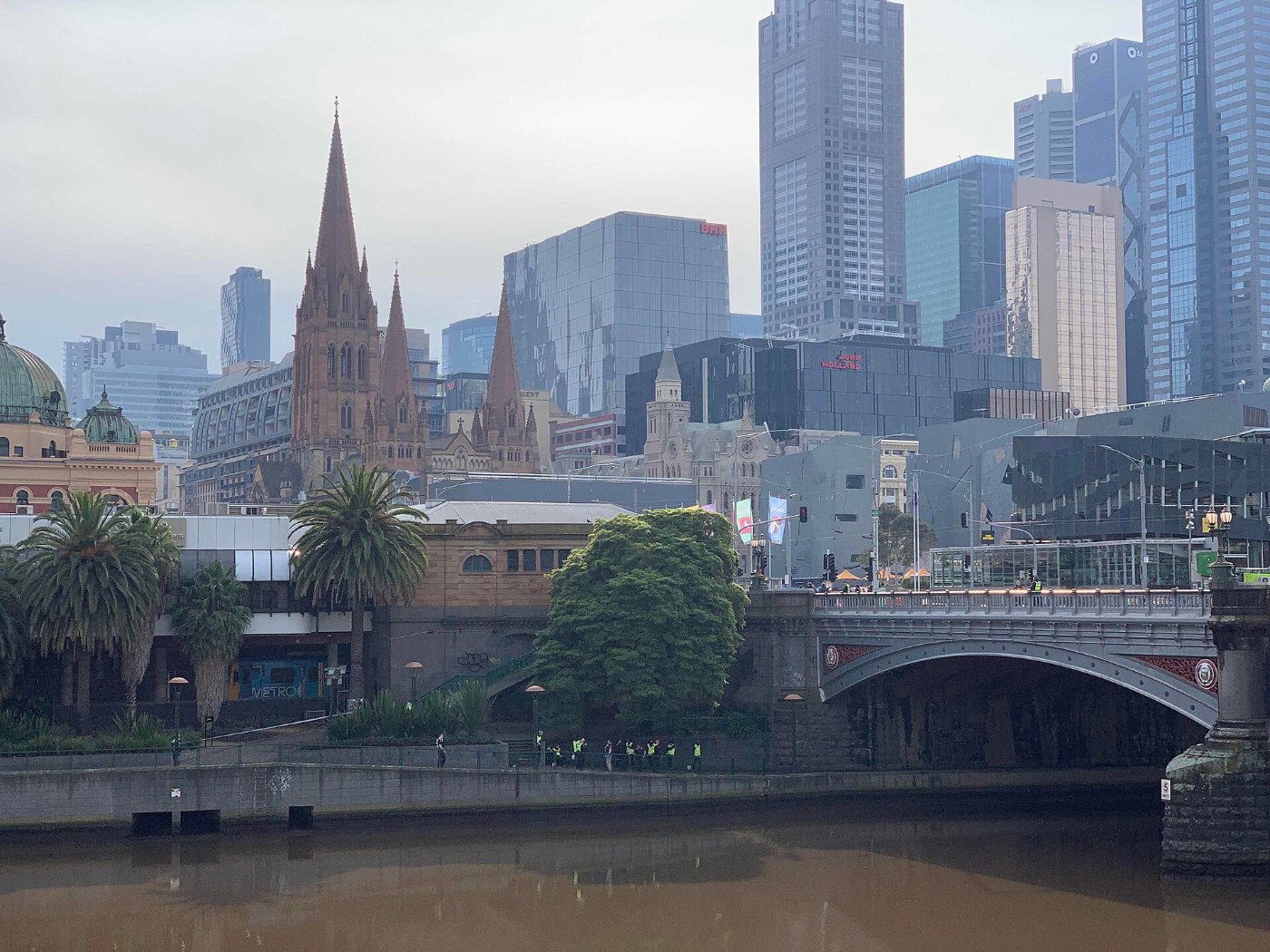 Melbourne CBD including Flinders Street Station