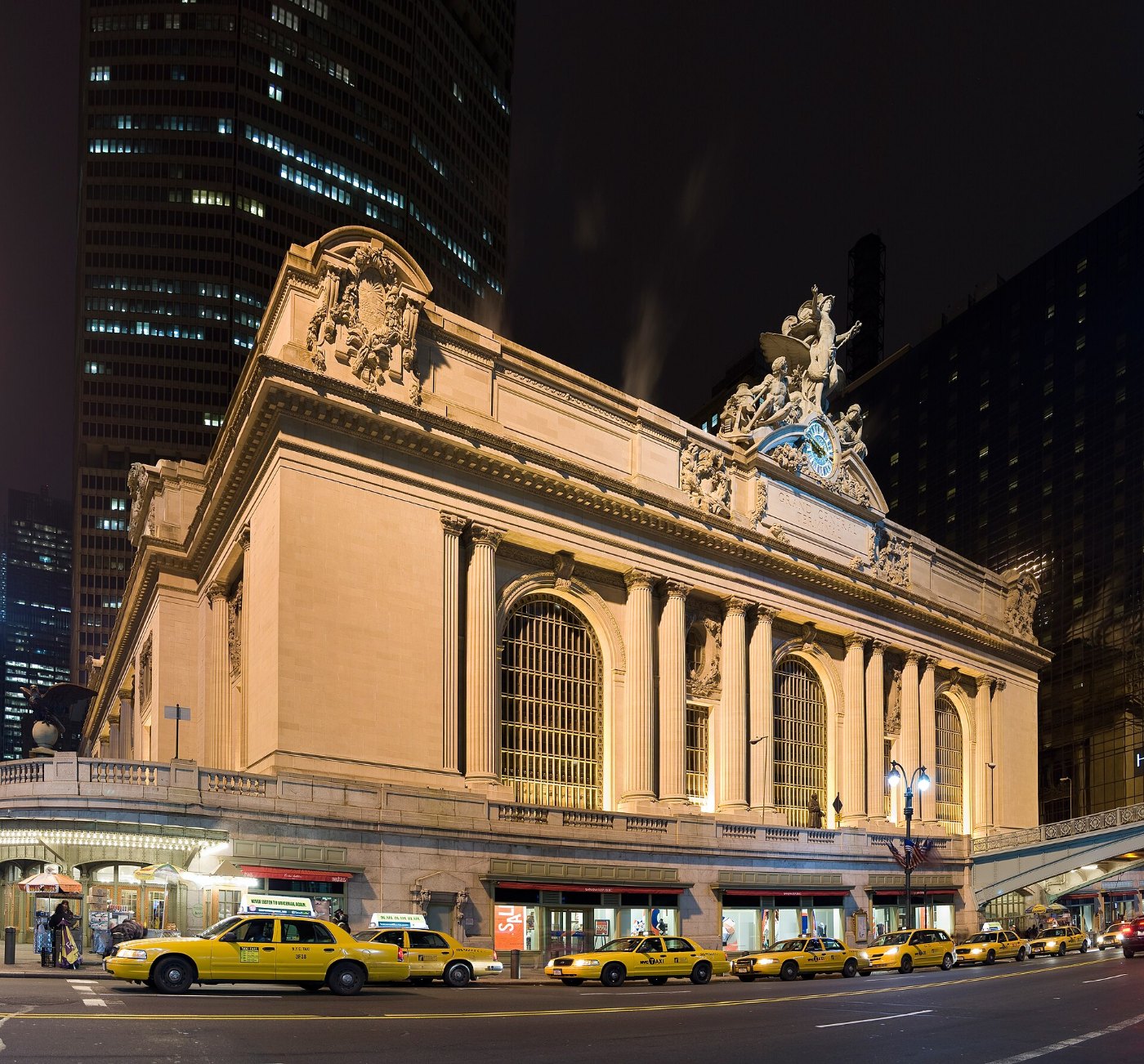 Grand central Station Outside Night
