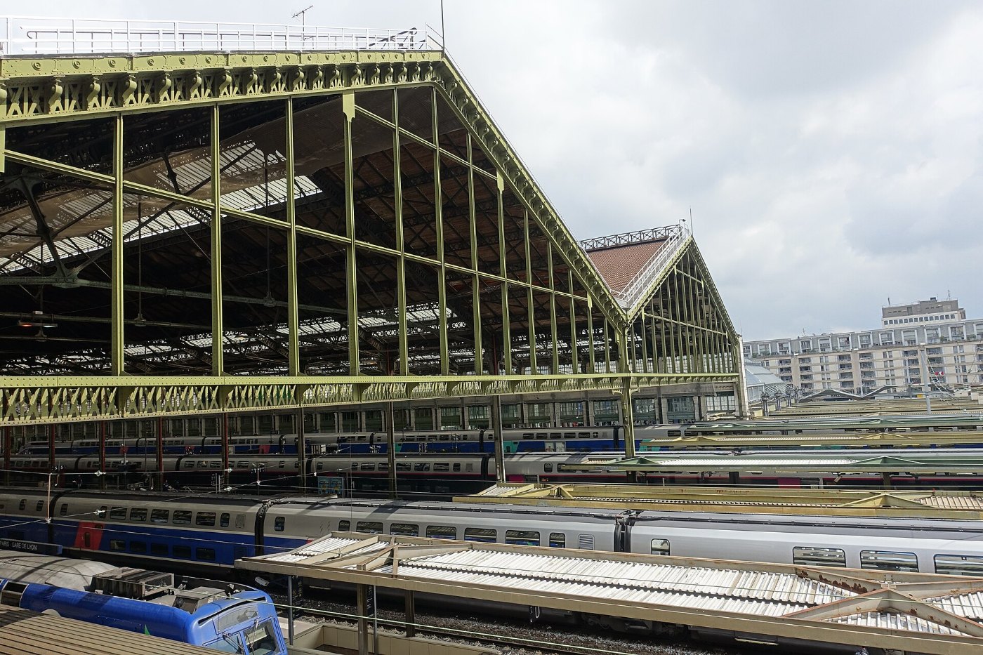 Train tracks, Gare de Lyon, Paris 19 June 2016