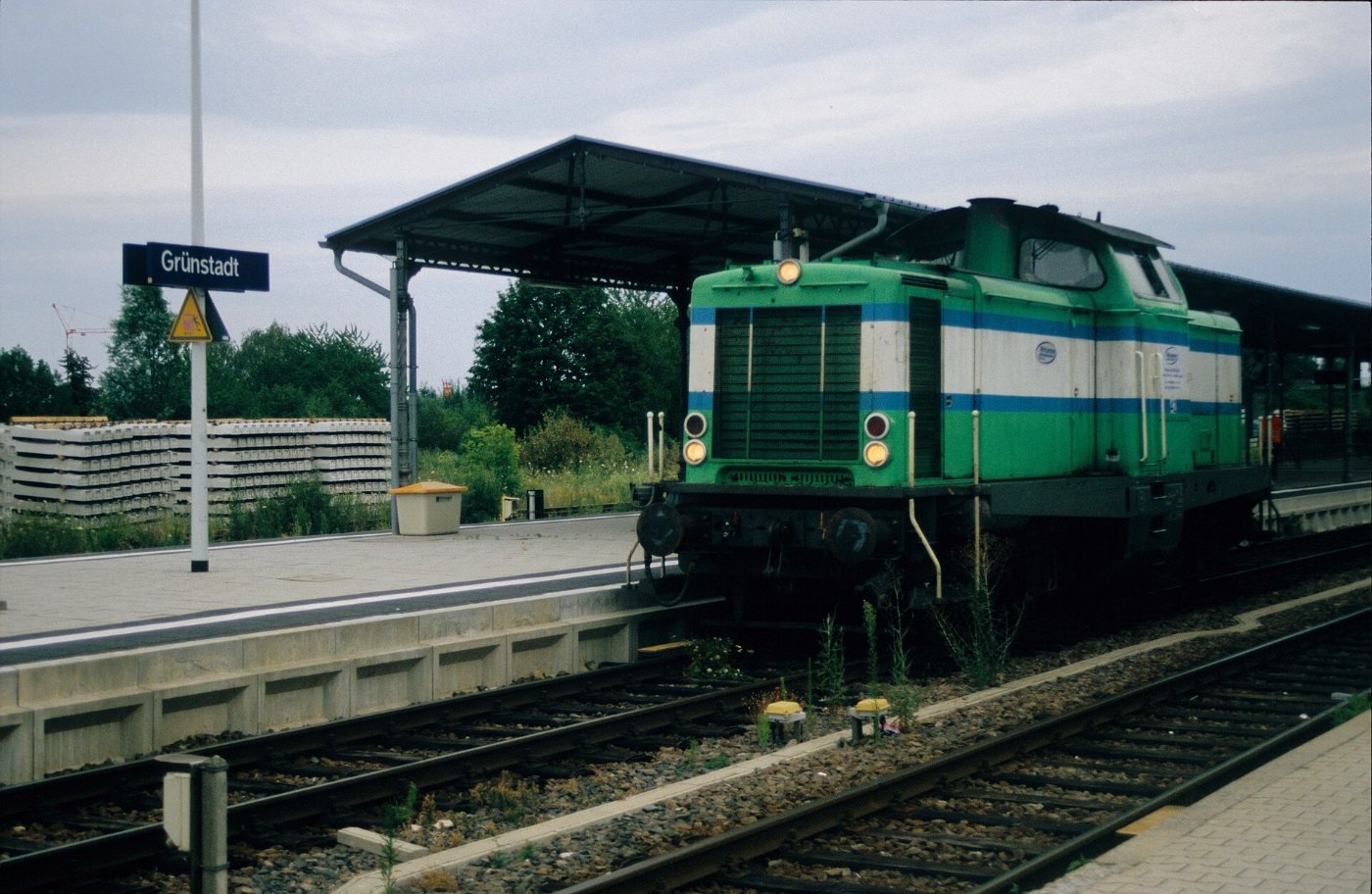 Lok 42 der Wincanton Rail Bf Grünstadt Juli 2007 B 2