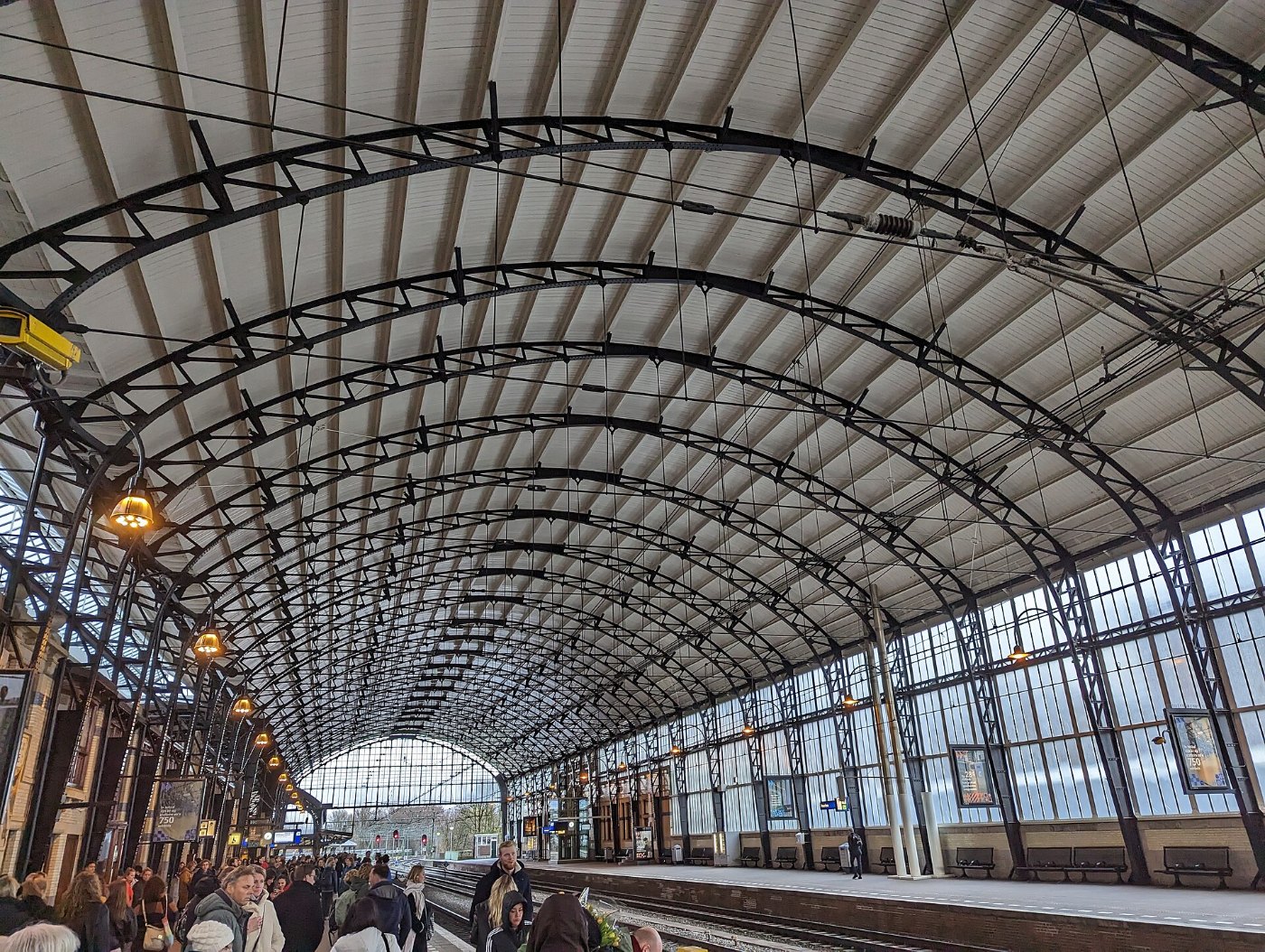 Internal roof of Haarlem railway station