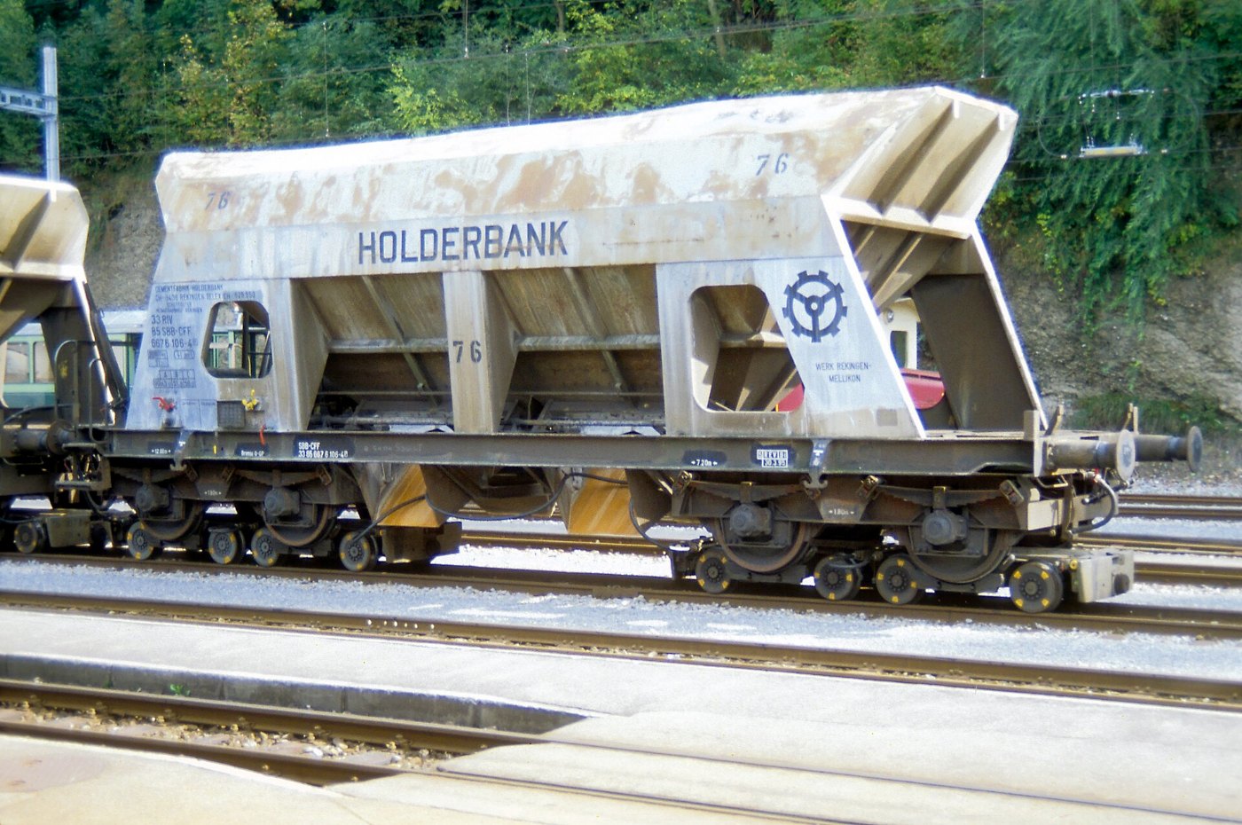 07 409 Bf Herisau, Fad auf Rollböcken