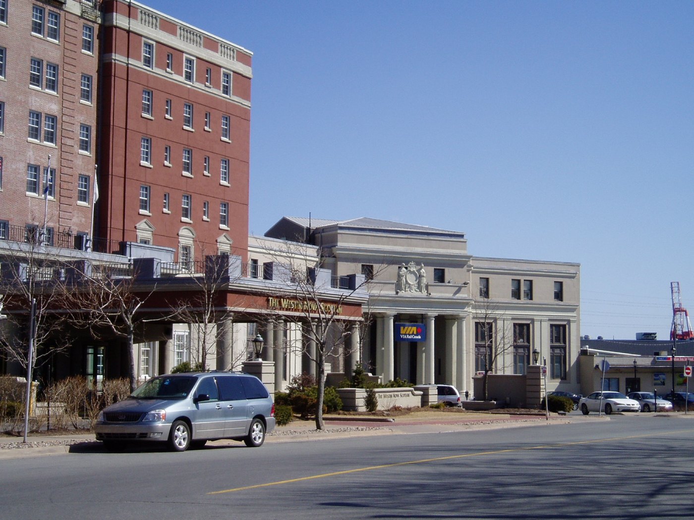 Westin Hotel and Via Rail train station (Halifax NS, April 1 2007) ()