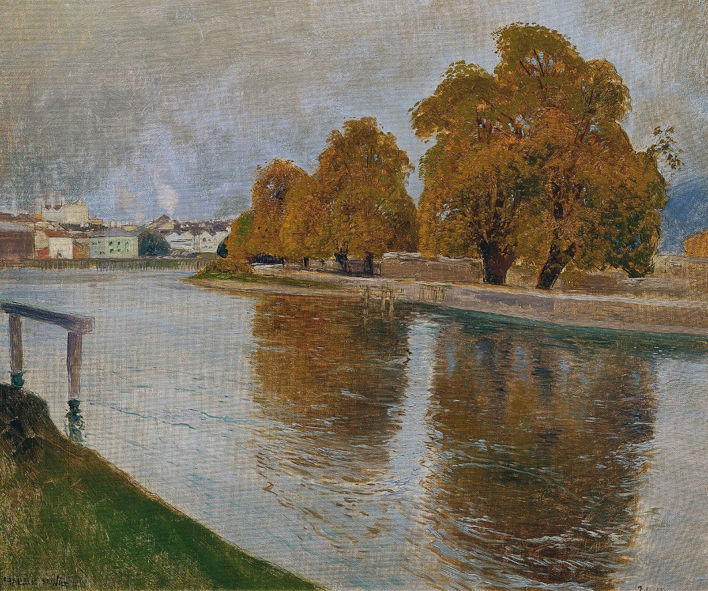 Hans Wilt Die Salzach bei Hallein 548 Österreichische Galerie Belvedere