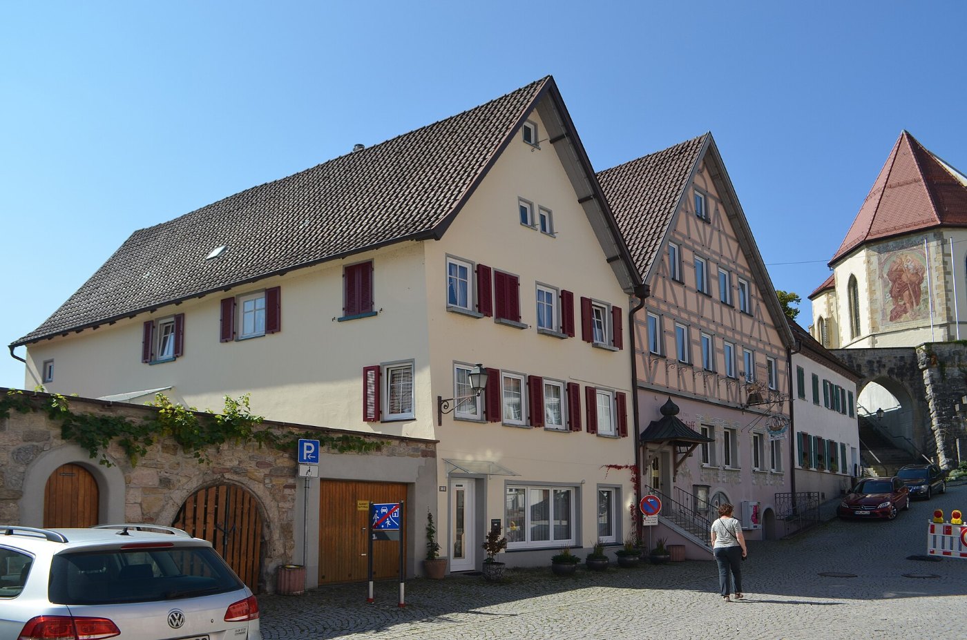 Marktplatz in der Altstadt von Horb am Neckar
