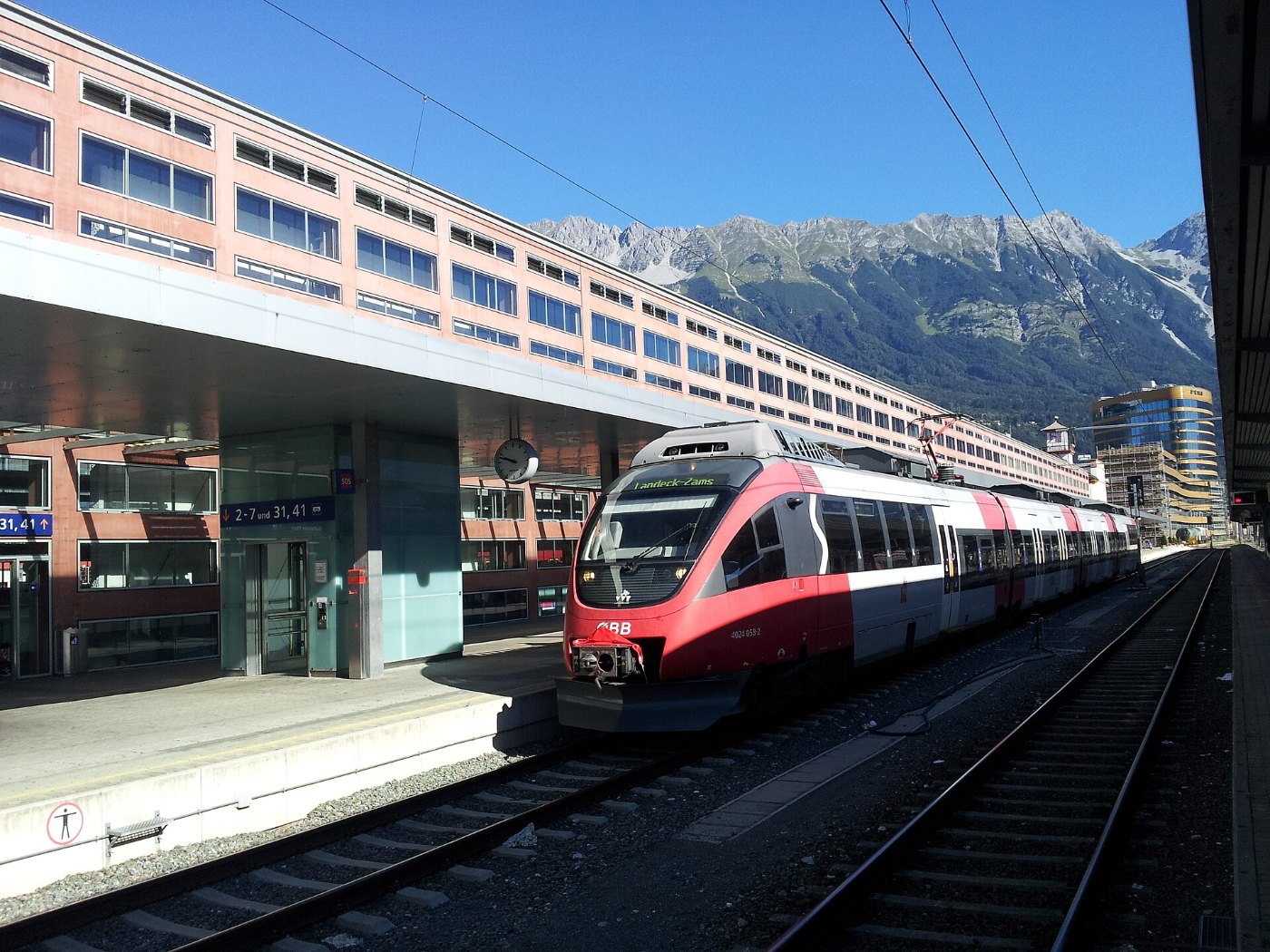 S Bahn Hauptbahnhof Innsbruck 2012 08 28