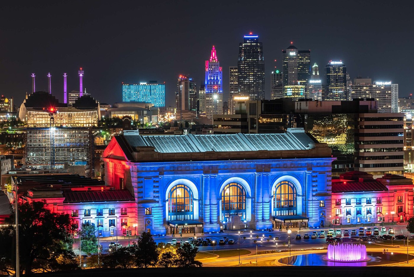 Union Station and Kansas City skyline