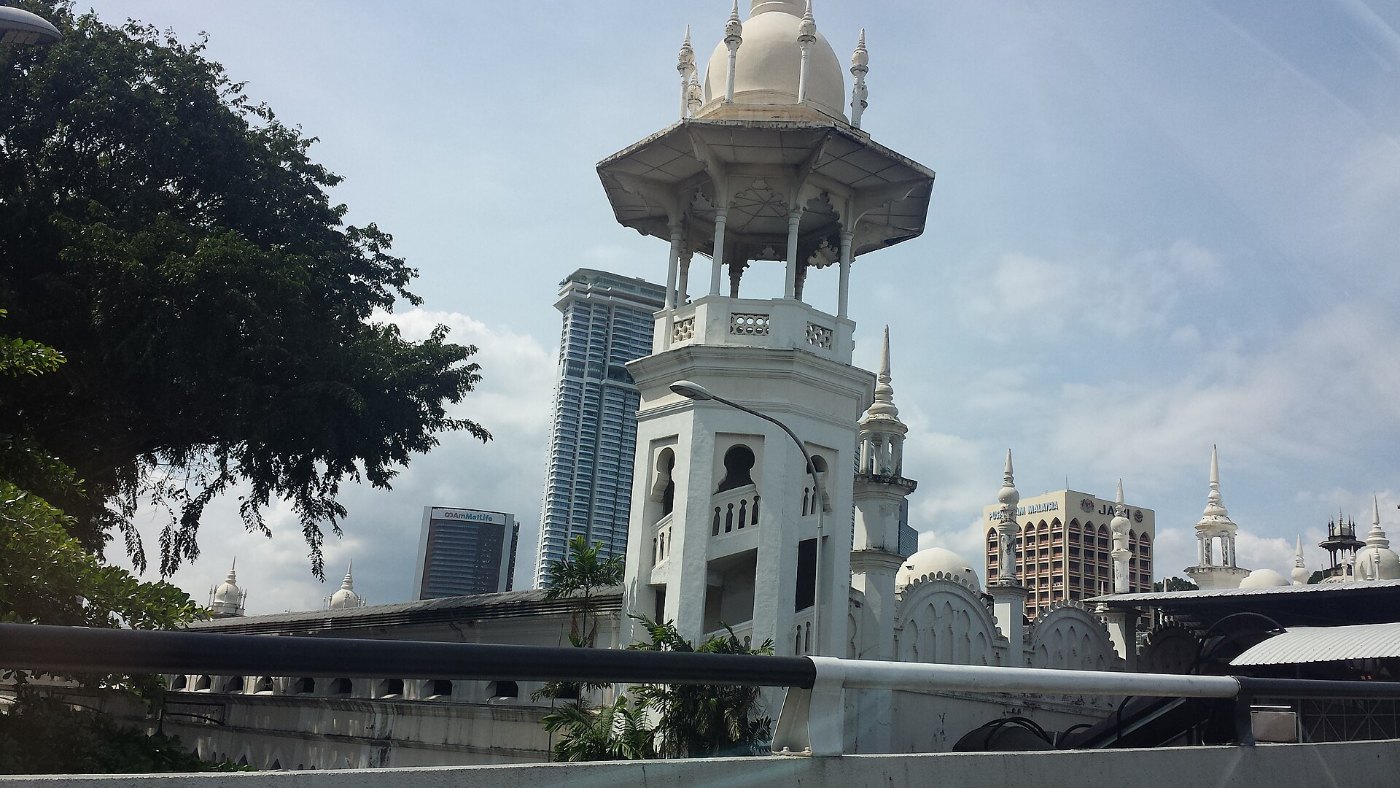 A tower at Kuala Lumpur Railway Station