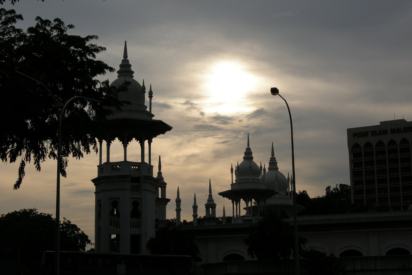 Kuala Lumpur, Malaysia, Sunset over Kuala Lumpur Railway Station