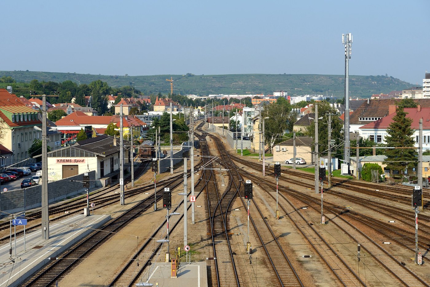 Bahnhof Krems an der Donau Östliche Ausfahrt 002