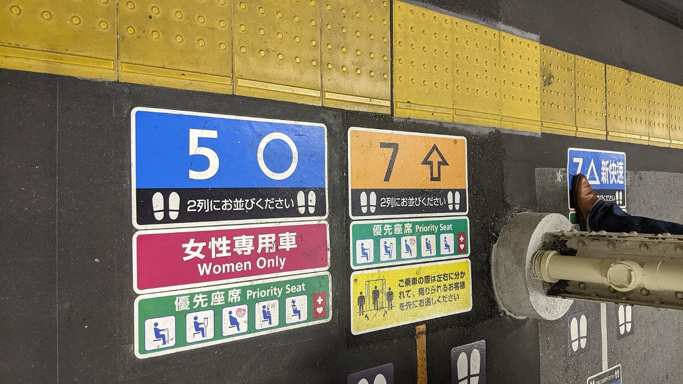 Platform Signal at Kyoto Station 5th Home