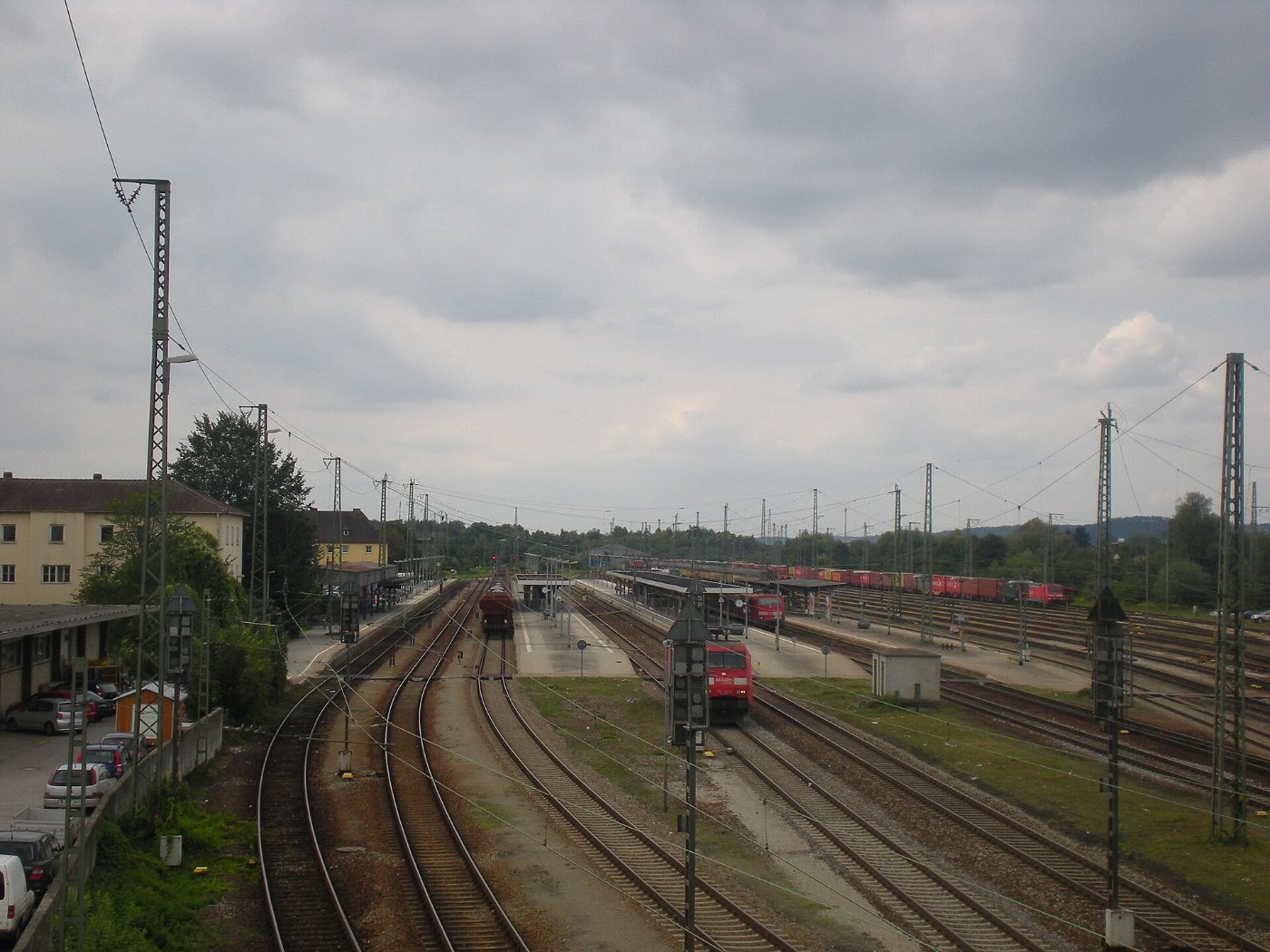Landshut (Bayern) Hauptbahnhof Bahnsteige