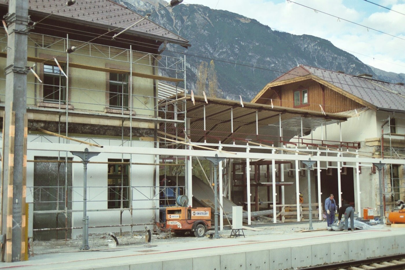 Bahnhof Landeck Zams Umbauarbeiten