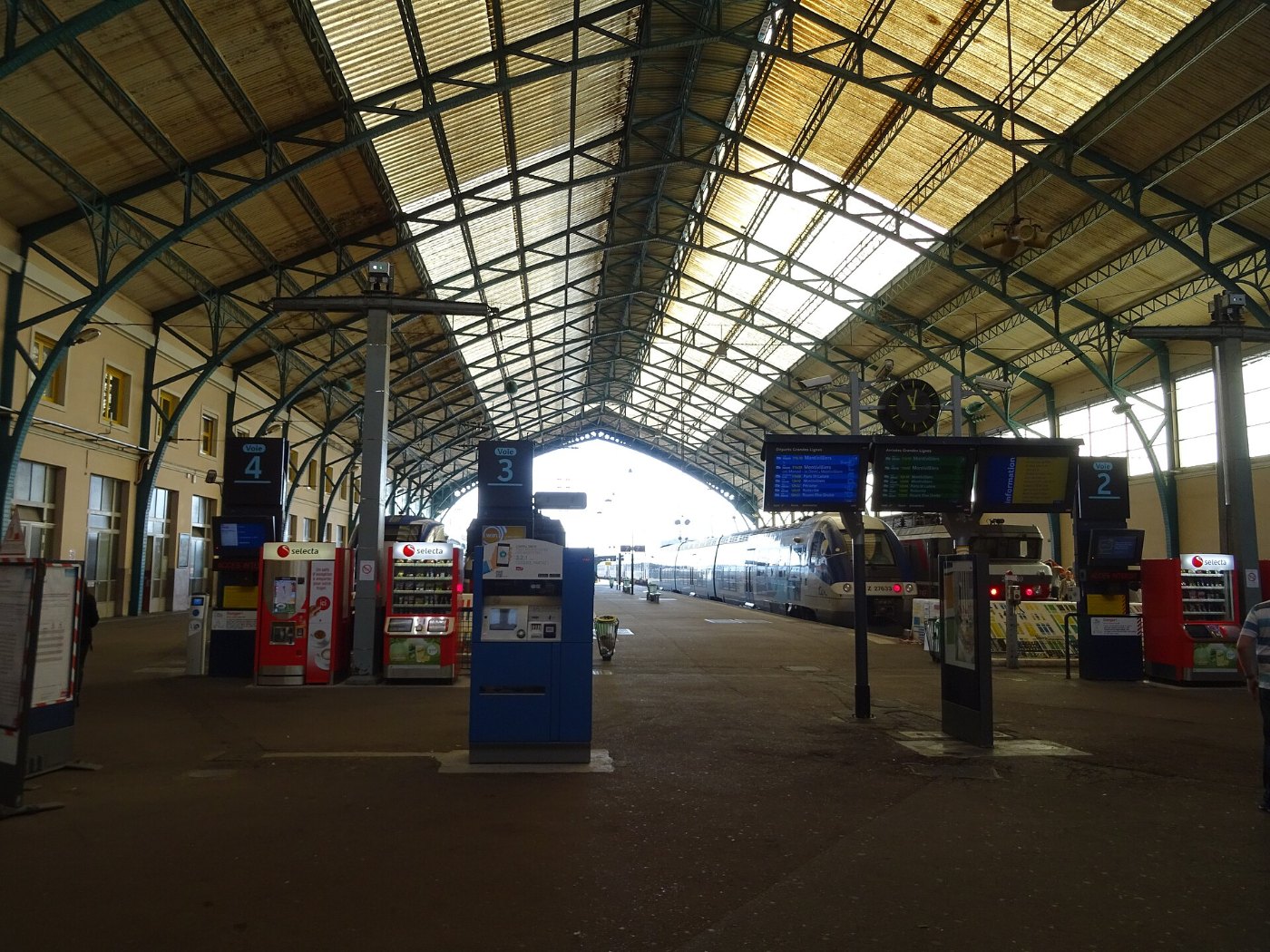 La grande verrière de la gare du Havre