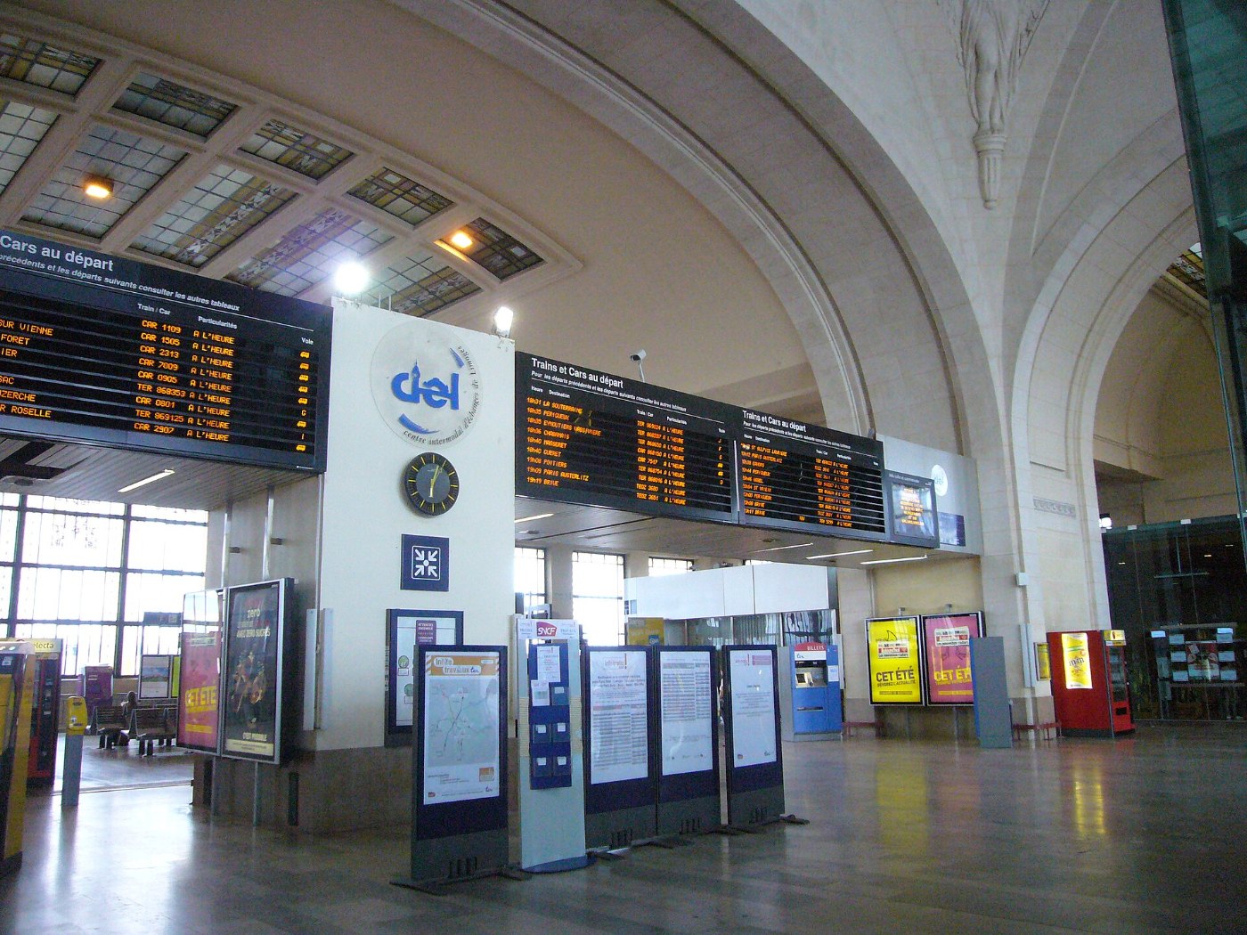 Hall Gare de Limoges Bénédictins