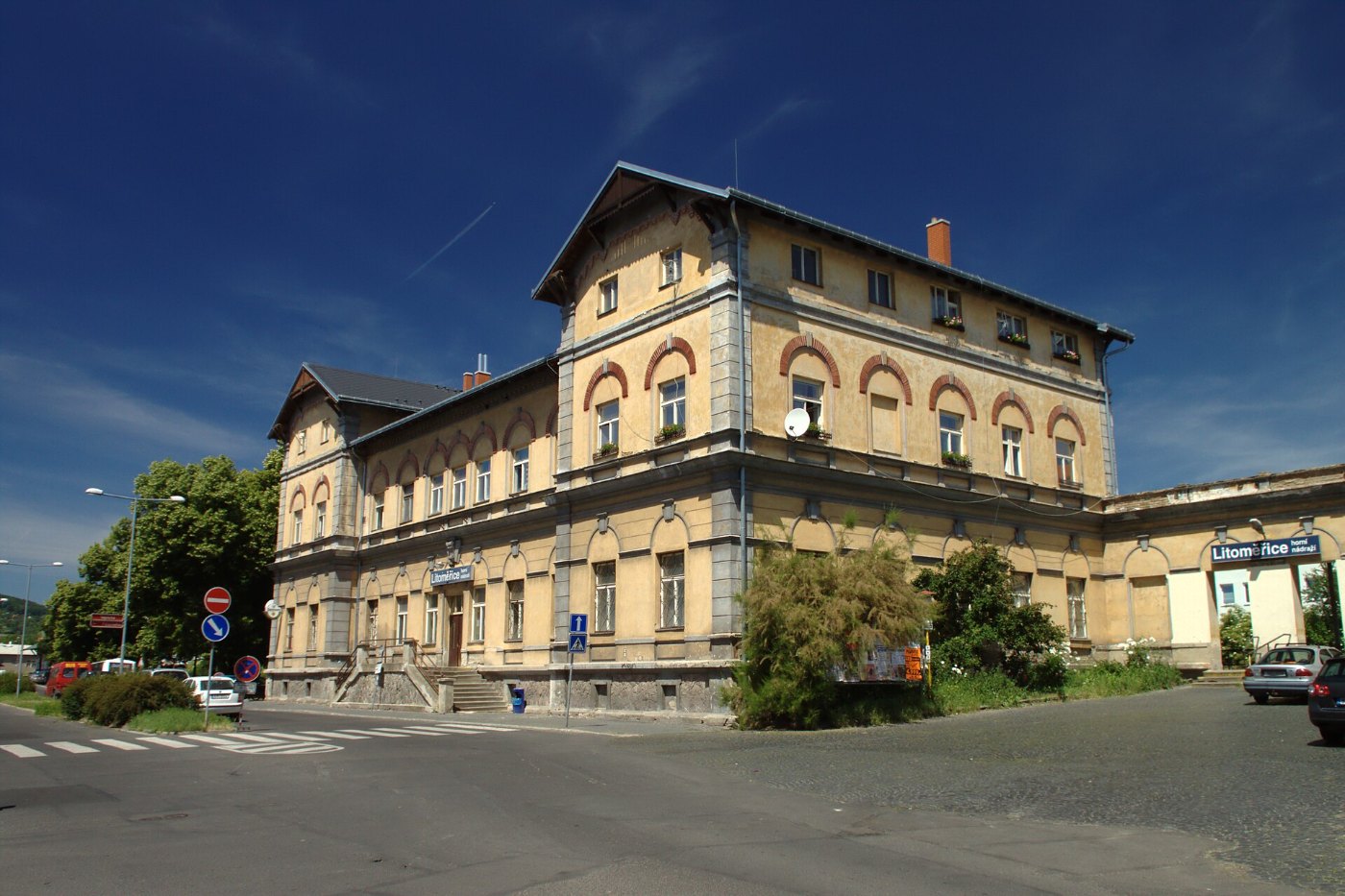 Litoměřice, Horní nádraží