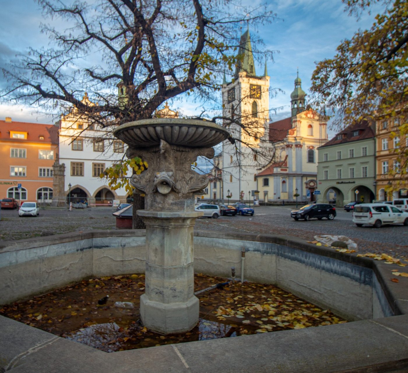 Brunnen am Marktplatz von Litoměřice