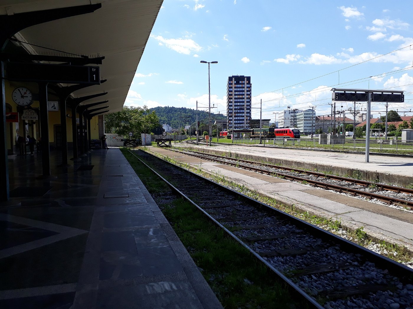 Železniška postaja Ljubljana 1.6.2019 07