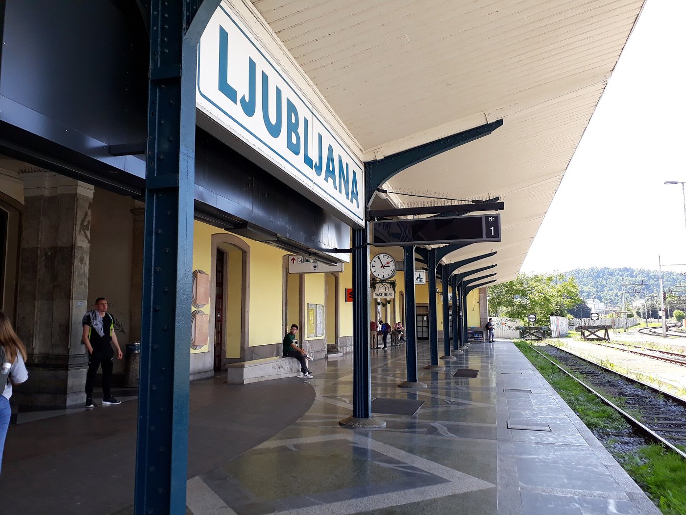 Železniška postaja Ljubljana 1.6.2019 08