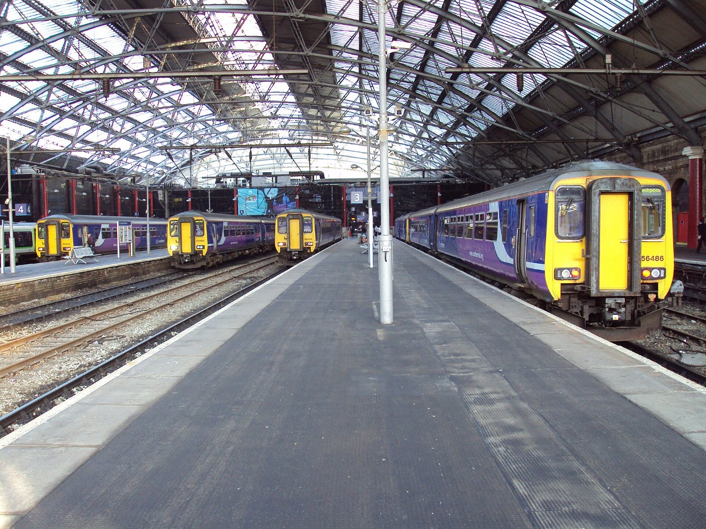 DMUs at Liverpool Lime Street railway station DSC06123