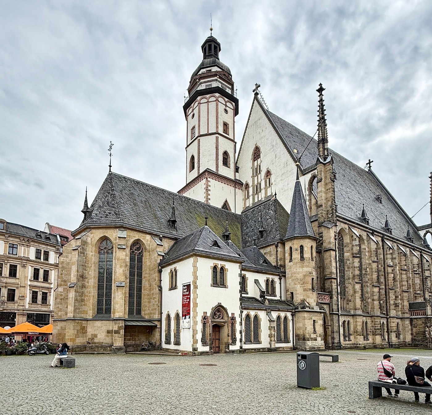 Die Thomaskirche in Leipzig, Wirkungsstätte von Johann Sebastian Bach