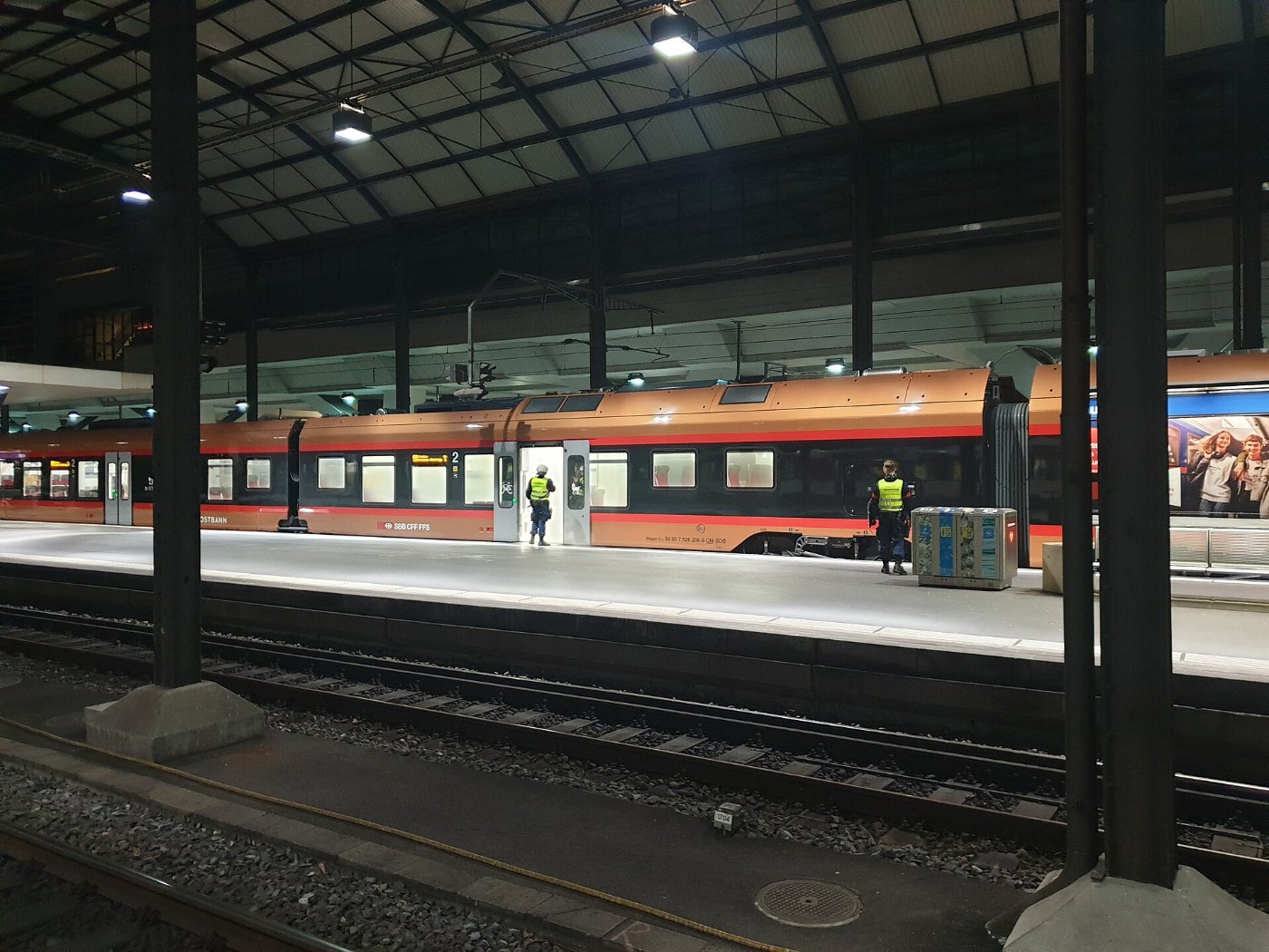 Luzern Bahnhof Feuerwerk