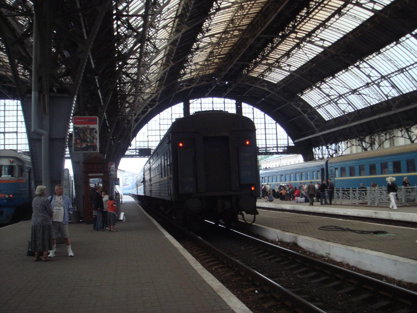 Lviv train station inside