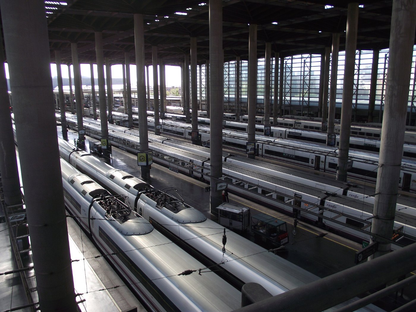 Madrid Atocha train roofs