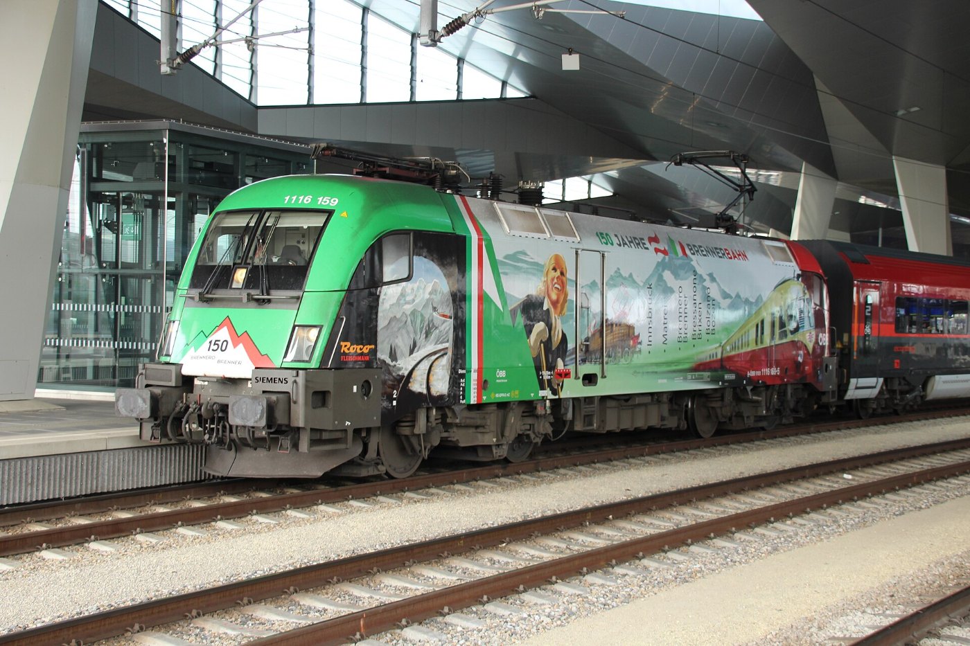 150 Jahre Brennerbahn ÖBB 1116 159 0461 Mö1997