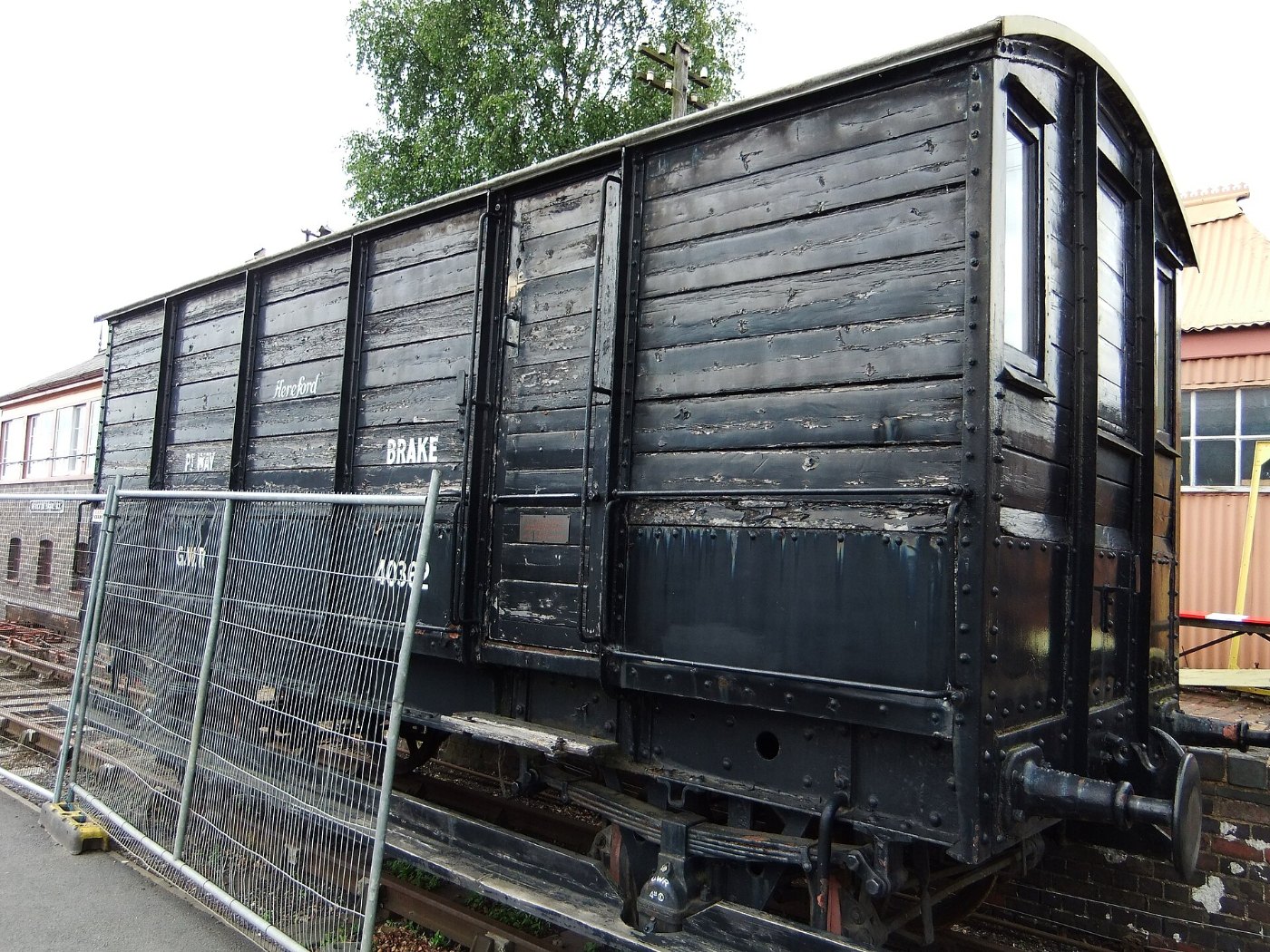 Brake van, Kidderminster Town railway station DSCF0905