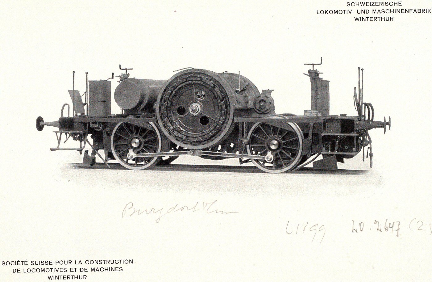 SBB Historic 094 Drehstrom Lokomotive 750 Volts für die Burgdorf Thun Ba