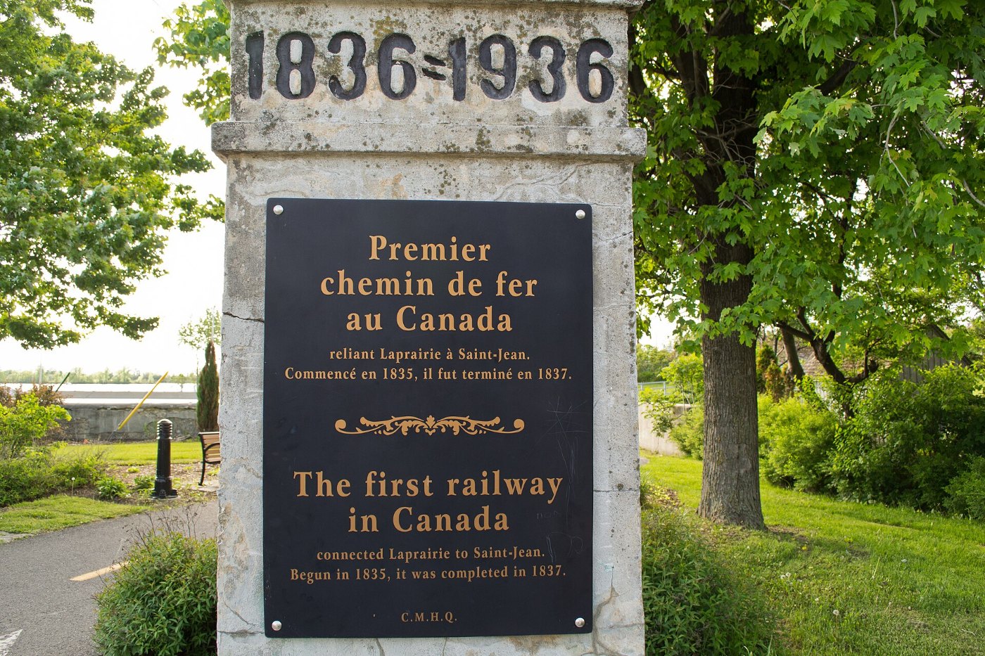 First Railway in Canada in La Prairie