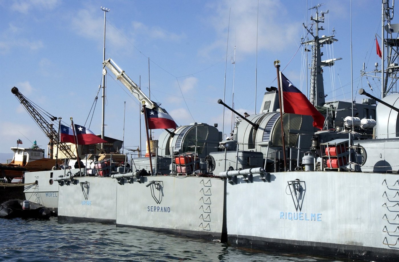 US Navy N 9251B 132 Chilean Navy fast attack craft ACh Riquelme (LM 36),