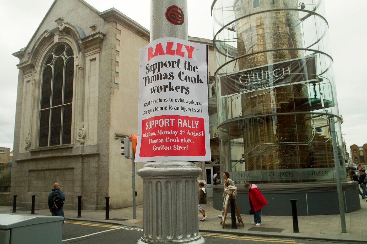 Dublin Thomas Cook protest