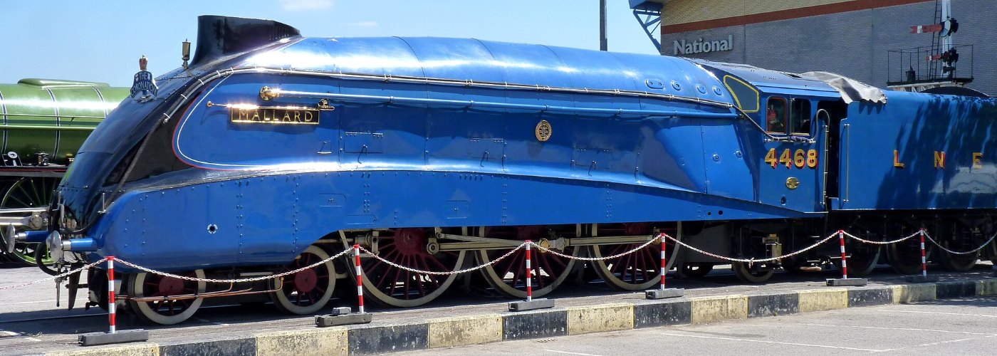 The LNER A4 Mallard in the National Railway Museum