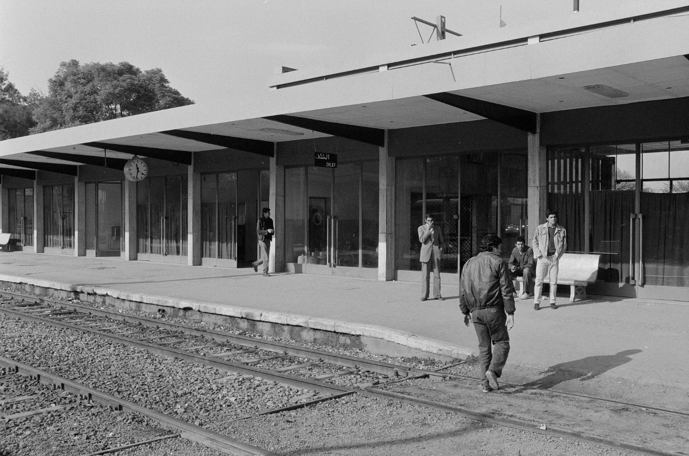 Gare de Chlef (Chlef railway station), Chlef, Algeria November 1985