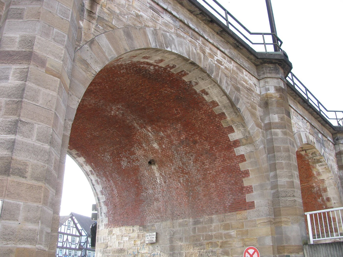 Melsunger Viadukt über das Tal bei Melsungen