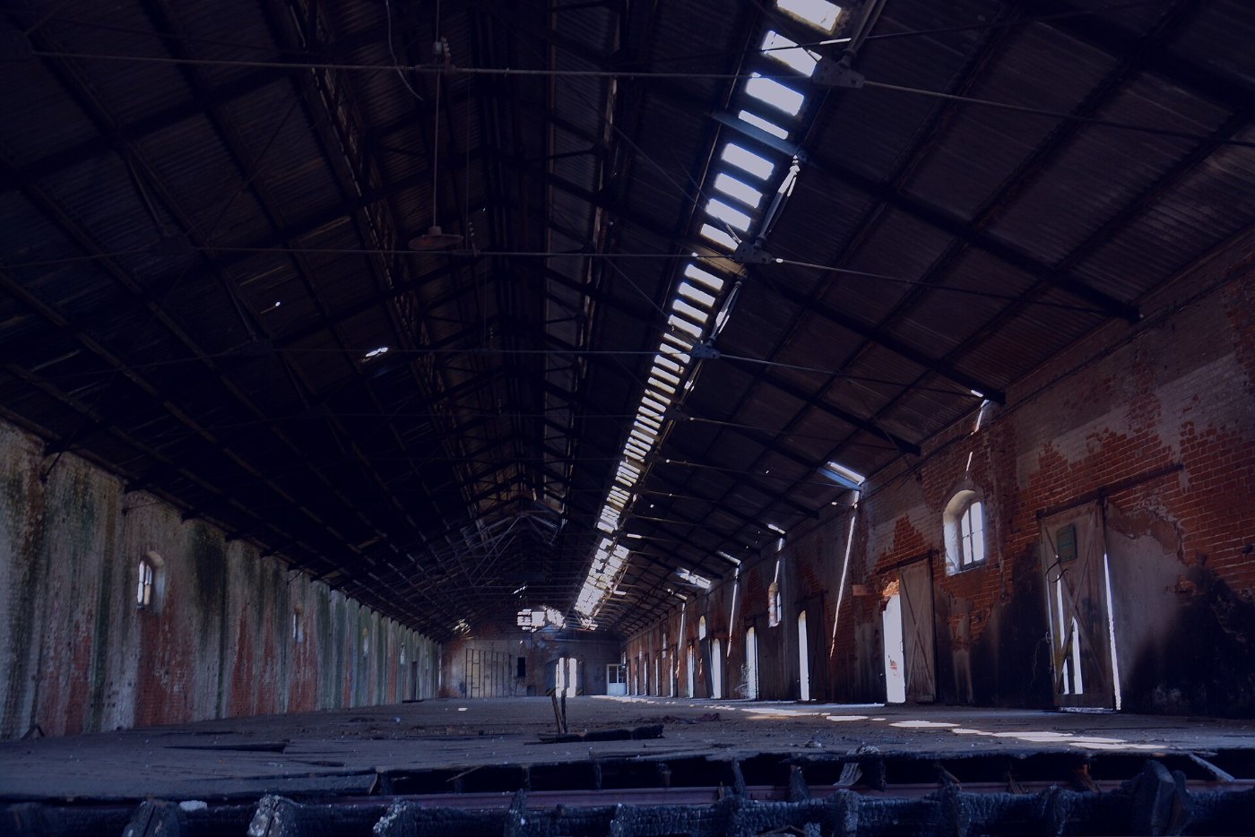 Empty space, ruins at Estación Central General Artigas 2013
